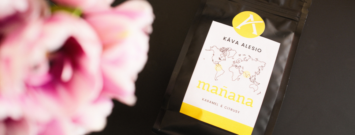 Mañana blend - výběrová káva s tóny karamelu a citrusů z pražírny Alesio